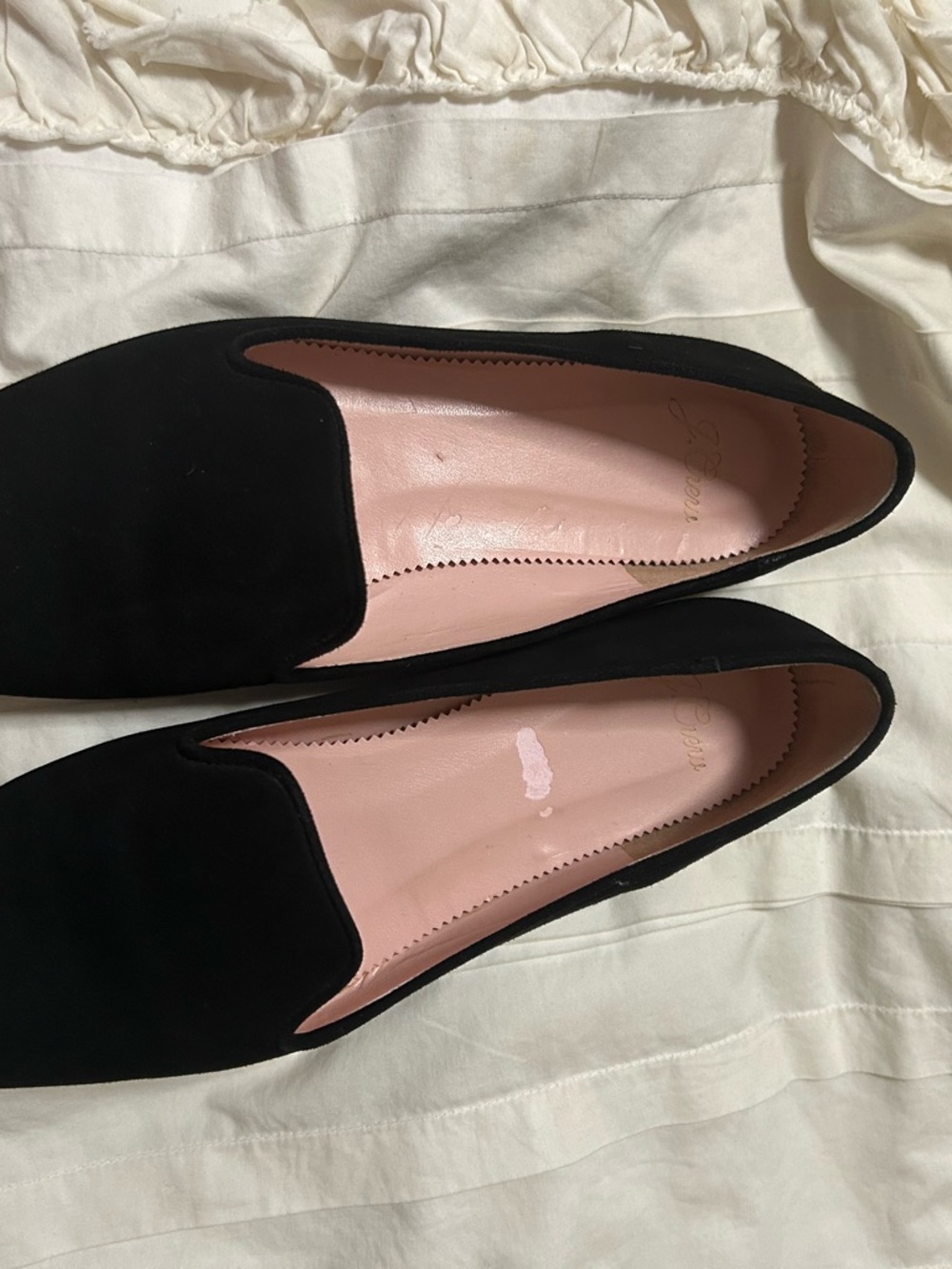 J Crew Black Suede Women's Loafers